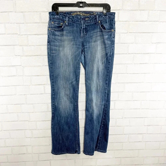 American Eagle Medium Wash Hipster Jeans Women's Size 10 - Picture 1 of 7
